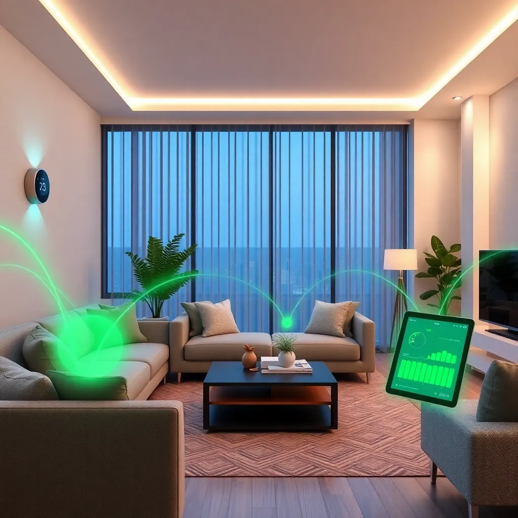 Photorealistic smart home living room